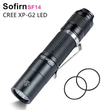 Sofirn SF14 Mini Powerful Led Flashlight AA 14500 Torch Light CREE XP-G2 LED Mini Handy Clip Flashlight 3 Modes Portable Lamp