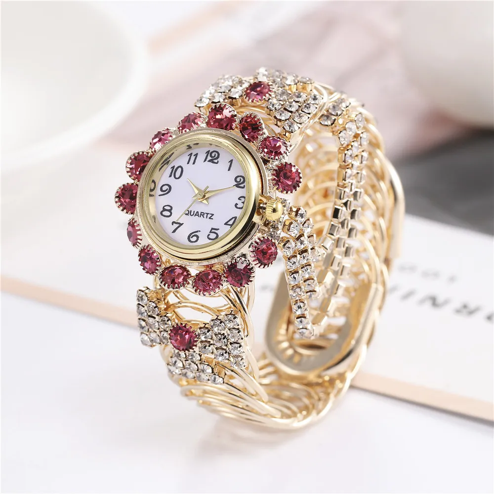 Montre femme Khorasan модные часы из сплава металлов креативные бахрома кварцевые часы-браслет модели Kh080 Orologio da donna relogio#10