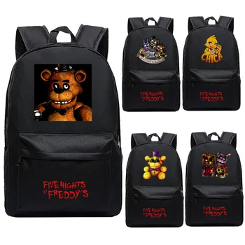 

Women Backpack Five Nights at Freddy's Anime Backpack Freddy Chica Cartoon School Bags Teenagers Bookbags Laptop Shoulders Bags