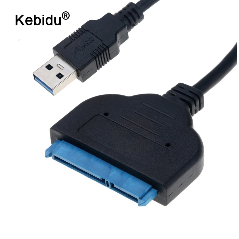 Kebidu 25 см USB 3 0 для Sata 2 5 &quotдюймов 7 + 15pin кабель HDD SSD жесткий диск адаптер конвертер