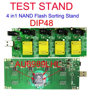

NAND Flash IC Erasing/Sorting/Testing,AU6989LHL,DIP48 Test Stand/Fixtrue,TSOP48,BGA100,BGA132,BGA152,LGA52 with socket adapter
