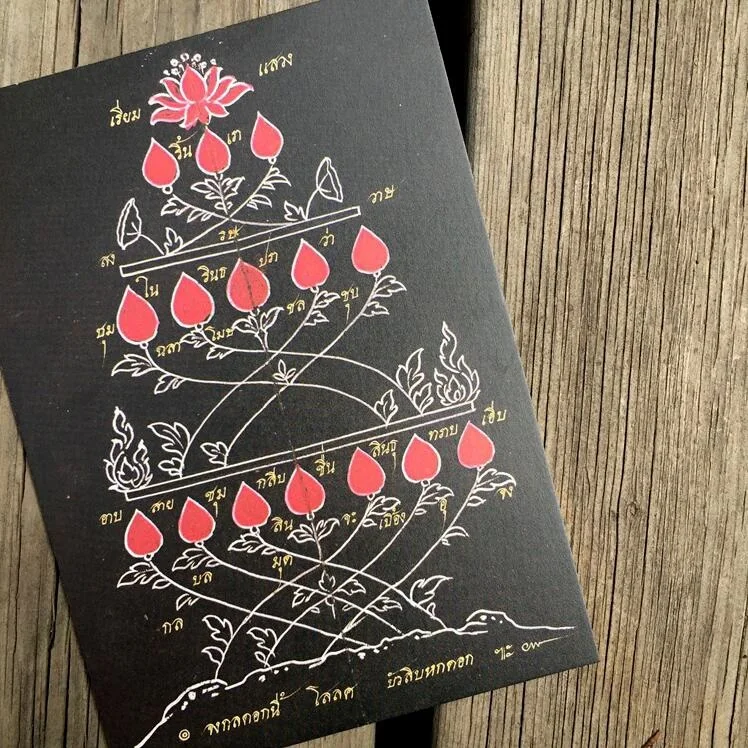 16 шт./упак./Лот Новые студенты DIY Подарочные карты пакет таинственный Таиланд секретная колдовство открытка набор хорошая Закладка карты