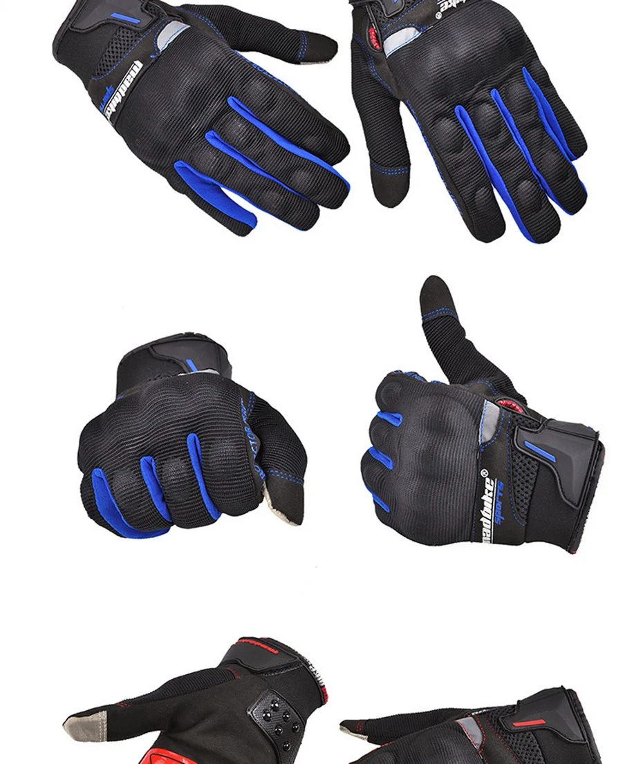 Профессиональные перчатки для мотоциклов, мотокросса, внедорожные гоночные перчатки, мотоциклетные перчатки Luvas с защитой от падения, перчатки с сенсорным экраном Guantes