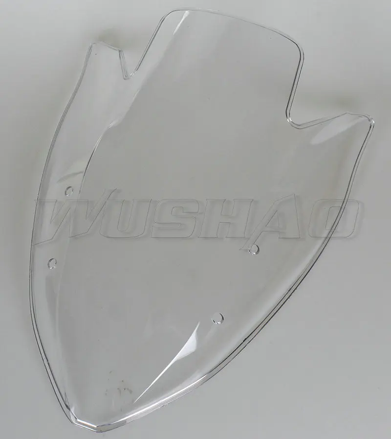 Мотоцикл двойной пузырь лобовое стекло ветер экран для 2003 2004 2005 2006 Kawasaki Z1000 Z 1000 черный Иридиевый прозрачный
