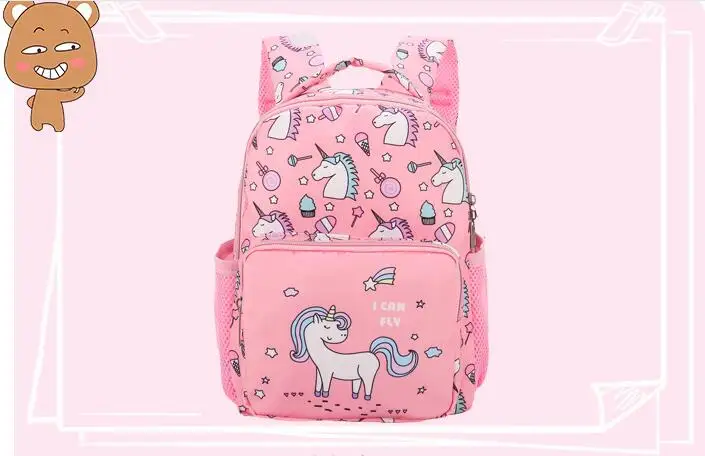 jardim de infância unicórnio crianças mochila infantil