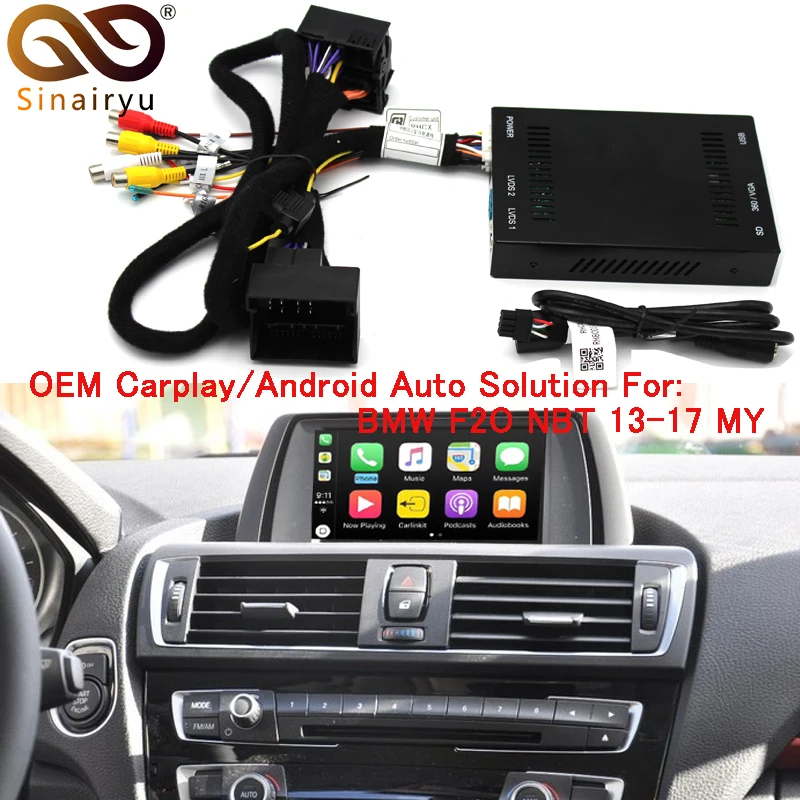 Sinairyu Aftermarket OEM Apple Carplay Android Auto F20 решение обновления IOS Airplay модернизации коробке