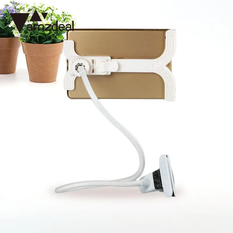 

AMZDEAL Tablet Stand Universal Flexible 360 Degree Arm Table Stand Holder Mount For 7-12 inch Bed Desktop Tablets for iPad