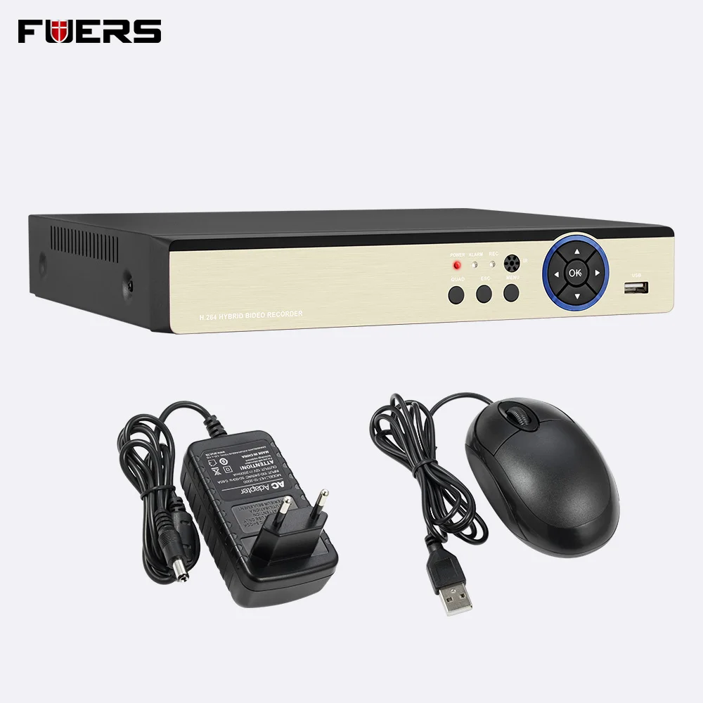 FUERS AHD 8CH 4CH WiFi 3G DVR 5MP 960P 1080P HD домашняя камера видеонаблюдения комплект VGA HDMI H.264