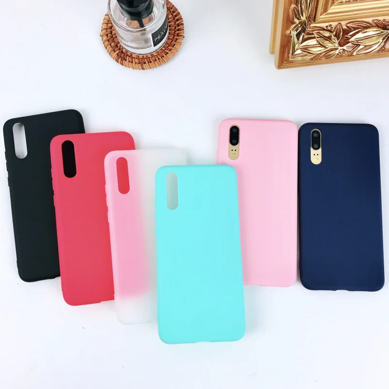

Candy Color Case on for Huawei P30 pro Y5 2019 Y7 pro Y9 P Smart Plus 2019 Mate 20 Lite 20X Nova 4 7E Honor 10i 8A 8C Matte Case