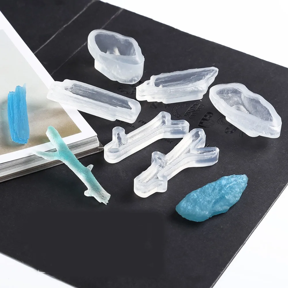 1PC Stone Branch Wood Pendant Necklace Silicone Jewelry Mold Diy Resin | Украшения и аксессуары