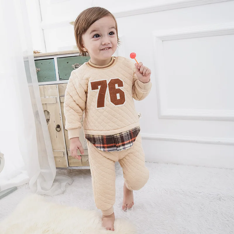 Spring Baby Boy Casual Outfits Clothes Infant Tiny Boys Pullover Shirt