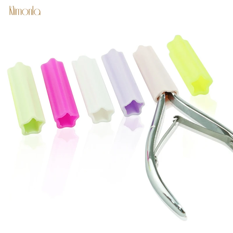 

2pcs Silicone Nipper Cover Protective Cap Candy Star Shape Nail Dead Skin Scissor Sleeve Manicure Pedicure Nail Art Tool Kit