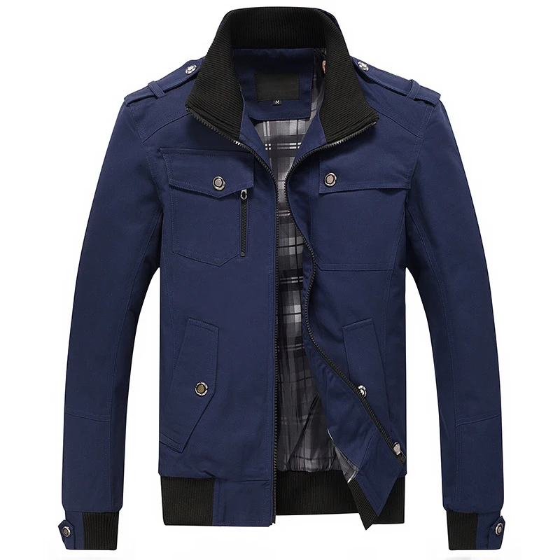 Mountainskin Casual Men's Jacket Spring Army Military Jacket Men Coats Winter Male Outerwear Autumn
