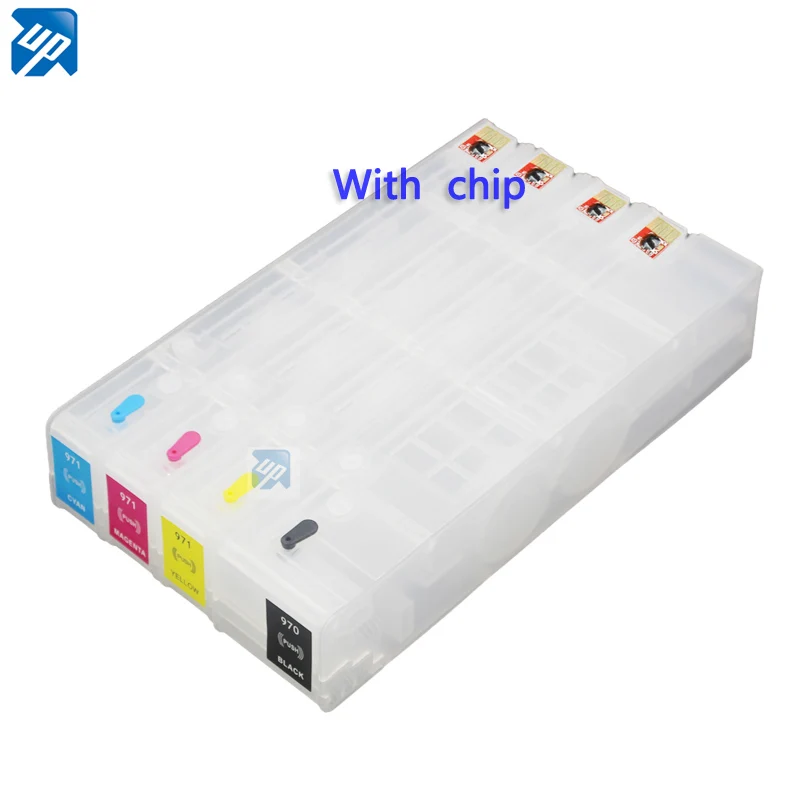 Многоразовый картридж для hp 970 971 с чипом Officejet Pro X451dn x451dw X551dw X476dn X476dw X576dw|cartridge for