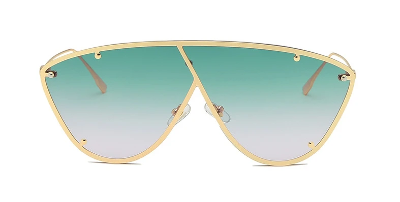 Необычная Личность большая оправа солнцезащитные очки для мужчин и женщин Модные Оттенки UV400 Винтажные Очки 47049