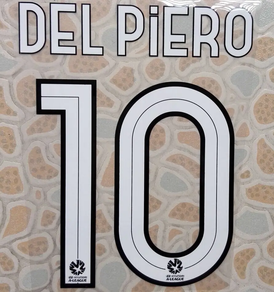 2013- Дель Пьеро#10 именной патч, значок