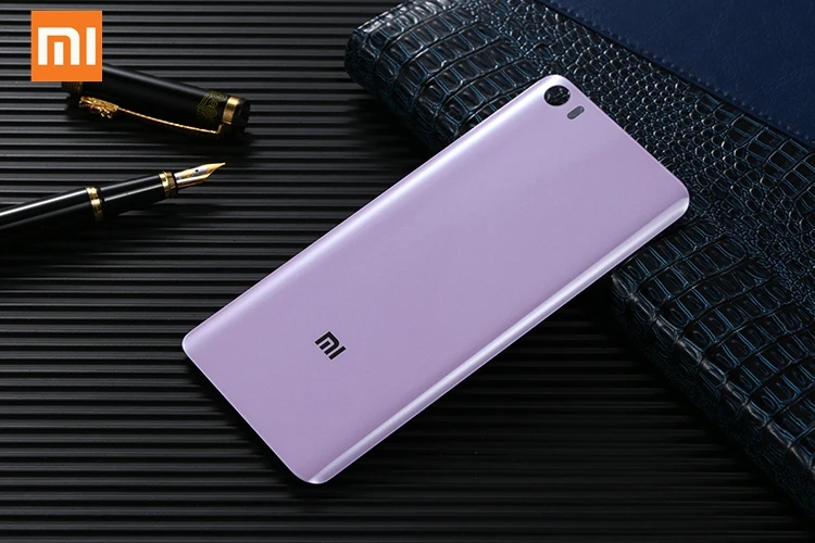 Xiao mi Xiaomi mi стеклянный чехол для задней панели для Xiaomi mi 5 mi 5 M5 задняя крышка для телефона задняя крышка для аккумулятора+ инструмент - Цвет: Pink