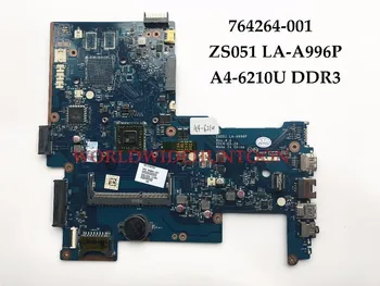

High quality ZS051 LA-A996P for HP Pavilion 15-G laptop Motherboard 764264-001 A4-6210U DDR3 100% Fully Tested