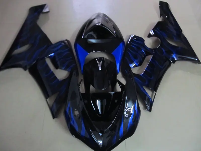Комплект обтекателей для мотоцикла KAWASAKI Ninja ZX6R 636 05 06 ZX 6R 2005 2006 zx6r ABS Синий Пламя