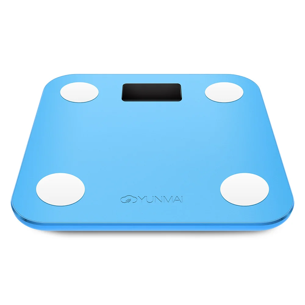 YUNMAI мини умные электронные ЖК-цифровые весы для измерения веса тела и жира, весы для ванной, умные цифровые с управлением приложением, 3 цвета