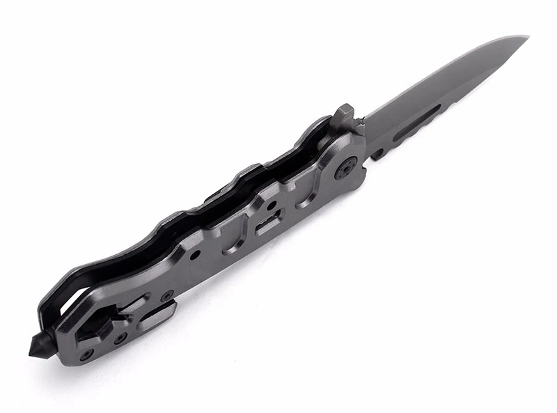 KKWOLF карманный складной нож 57HRC серый многофункциональный инструмент походные тактические ножи для выживания аэрокосмический алюминиевый спасательный охотничий нож подарок