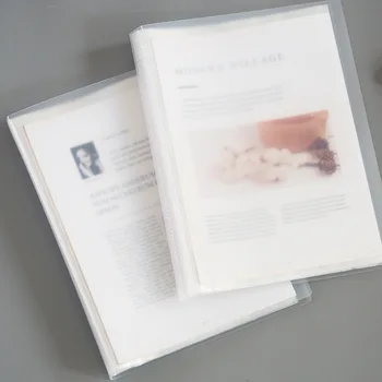 

1pcs student creative simple PVC non-printing wind wholesale Spvgaiga unprinted information book