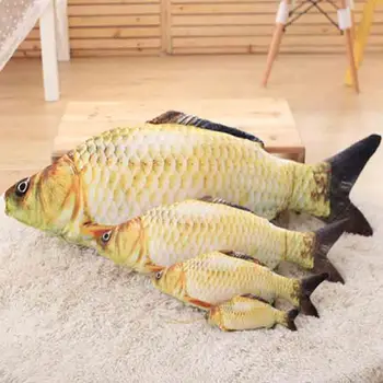 

1PC Cat Favor Fish Toy Cat Mint Fish Stuffed Fish Shape Sisal Hemp Cat Scratch Board Scratching Post for Pet Products Supplie