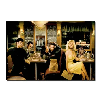 

Marilyn Monroe James Dean Elvis Presley Humphrey Bogart Art Silk Canvas Poster(click see to more)-001