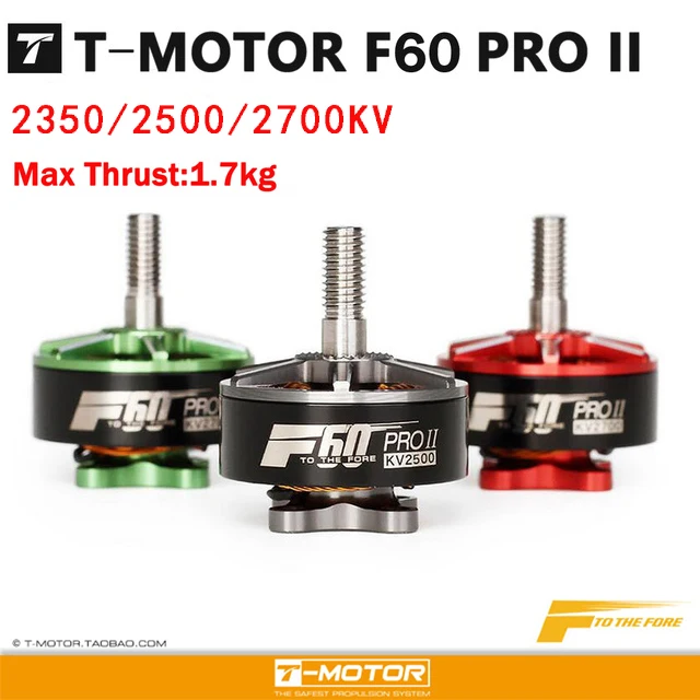 T motor F60 PRO II 2350KV/2500KV/2700KV FPV Бесщеточный Электрический двигатель для гоночного дрона