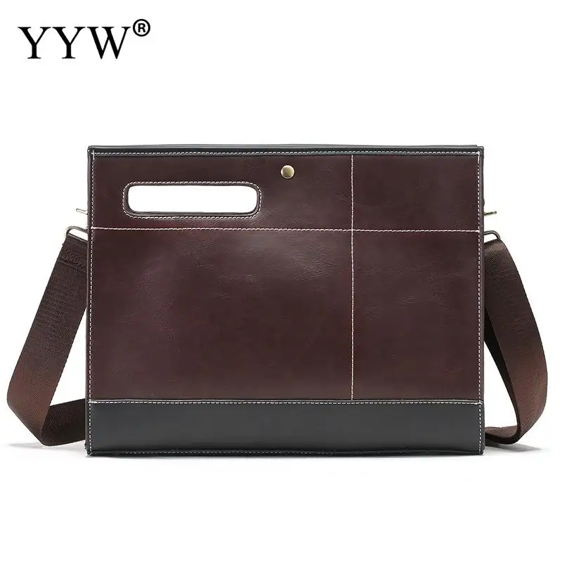 

Men PU Leather Handbag Fashion leather Shoulder Bags 2018 Messenger Bag Briefcase Business Male Tote