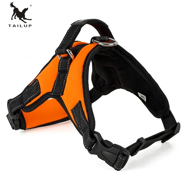 TAILUP S XXL Large Dog Harness POLICE K9 Collies Collar High Quality