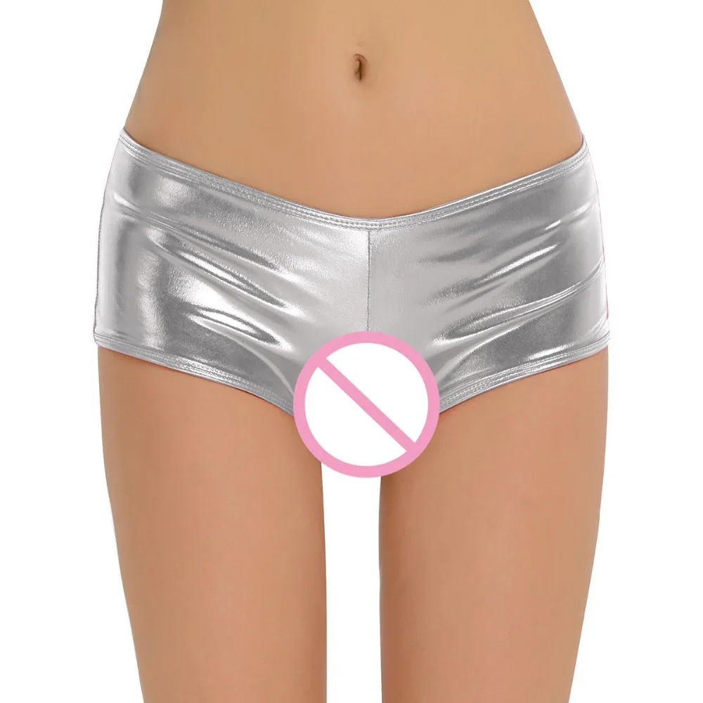 Хит продаж Клубная одежда женское нижнее белье Wetlook искусственная кожа без