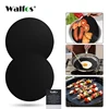 WALFOS 2pcs Reuseable Non-stick Mat Pan Fry Liner Sheet Cooking Wok Sheet Pad Kitchen BBQ Baking Mats Cooking Tool Round ► Photo 1/6