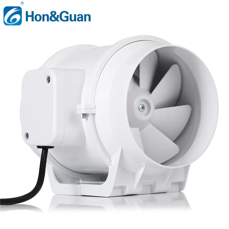 4inch 100mm Home Vent Inline Ventilation Tube Duct Fan Air Blower Exhaust Fan 220V Booster Turbo