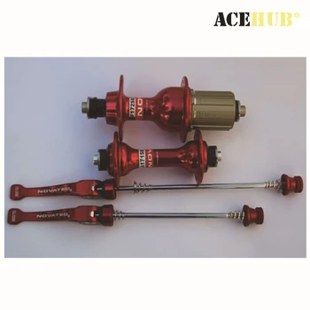 

NOVATEC A171SB F172SB Road bike hub Sealed bearing bicycle hubs 24 28 32 36 holes Red Black Aluminum AL 7075 Folding Bike Hubs
