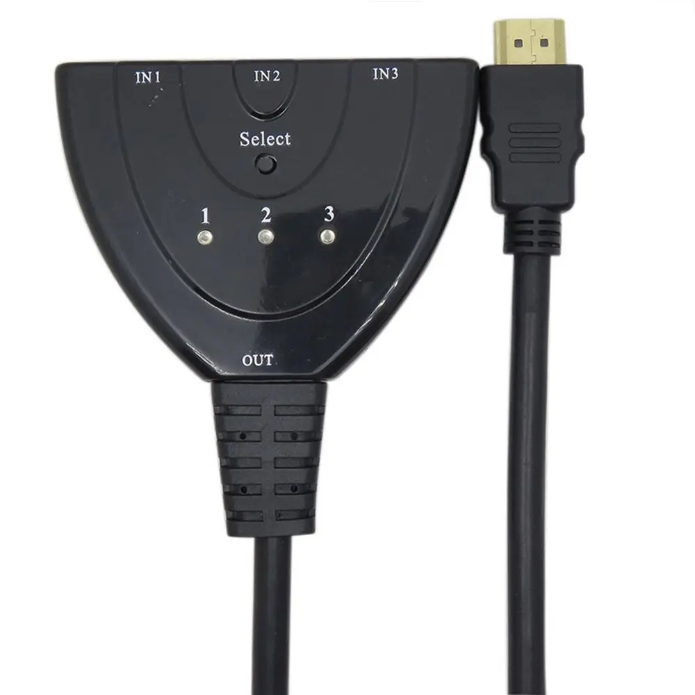 Новый Модный высококачественный 3 портовый HDMI 1 1080P переключатель разветвители