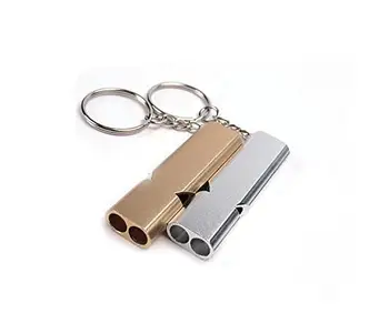 

200 PCS Alloy Aluminum Emergency Survival Whistle Outdoor Camping Hiking Accessory Tool