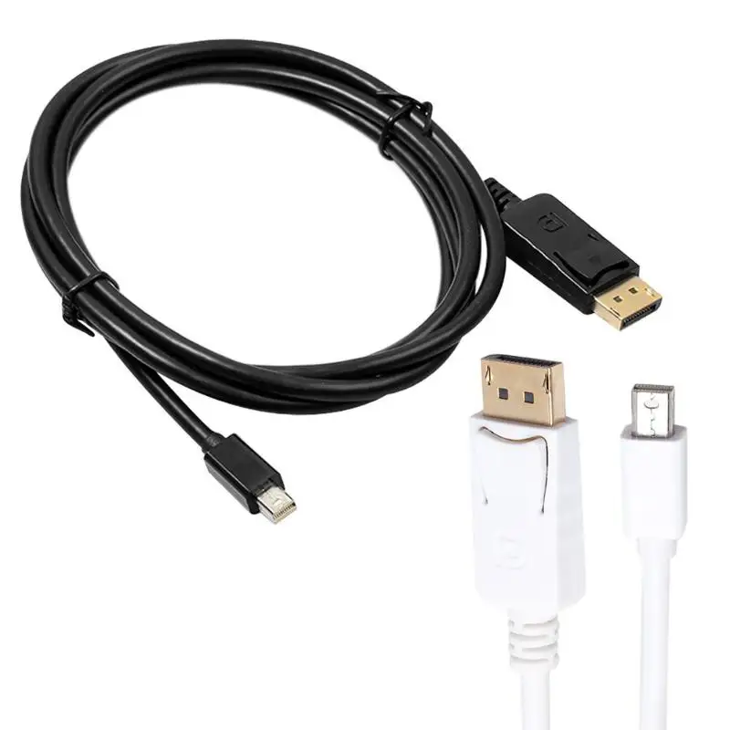 

Mini Display Port DP to DisplayPort DP 1.2 HDMI Adapter CableCable Male to Male 6Ft Connetor Cable