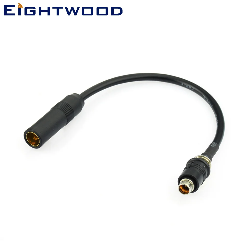 

Eightwood Car AM FM DAB Aerial Antenna Adapter Motolora DIN Female to RAKU RAST II RAST 2 20cm for AUDI SEAT SKODA SMART Ford