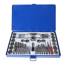 YOFE 40 Pcs Metric Tap Die Set Hand Threading Tool Tungsten Carbide Screw Thread Bit