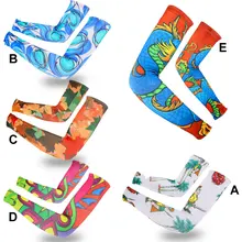 Новинка 1 пара охлаждающий руку рукава длинная Защита от солнца УФ Мужчины Женщины для езды на велосипеде Бег Уличный спорт DOD886