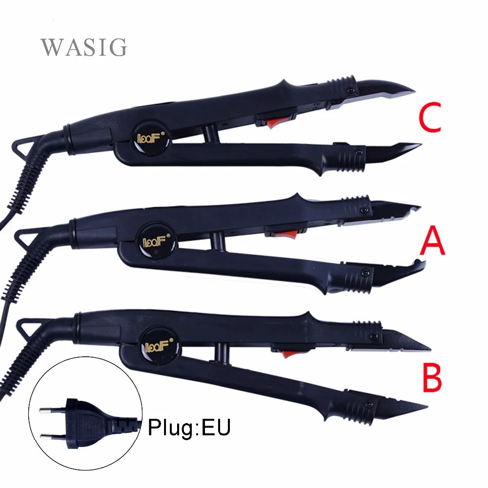 1pc JR-611 A/B/C tip Constant Heat Iron Hair Connectors Hair Extensions Tools  Fusion Iron Wand Iron Melting Tool+EU outlet