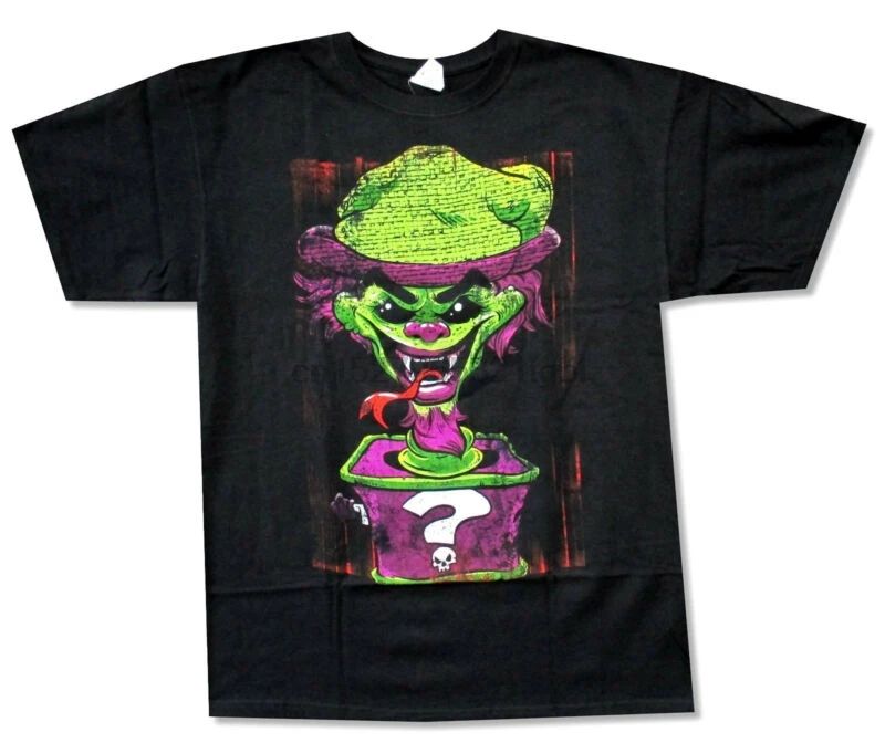 

INSANE CLOWN POSSE RIDDLE BOX DISTRESSED BLACK T-SHIRT NEW ADULT ICP