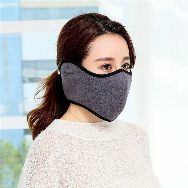 Winter Ear Cover Unisex Plush Masks Earmuffs Winter Warmer Breathable