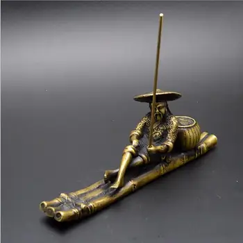 

SUIRONG--- 1019+++Pure copper brass bronze statue of Feng Shui pendulum jiangtaigong fishing