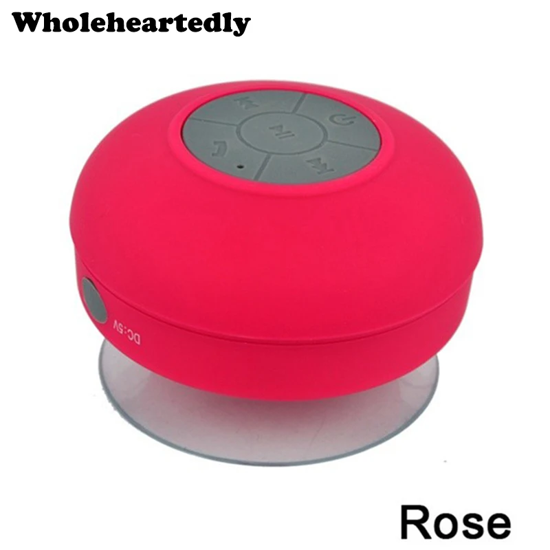 

Wireless Waterproof Bluetooth Speaker Mini Portable Subwoofer Shower Handsfree Receive Call Music Suction Mic For iPhone Samsung