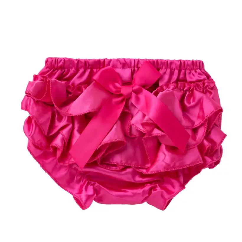 Arloneet Toddler Baby Infant Girl Bowknot Ruffle Bloomer Nappy Underwear Panty Diaper CS21