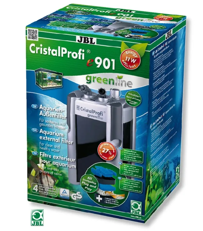 Buy JBL cristalprofi e901 greenline external aquarium canister filter from