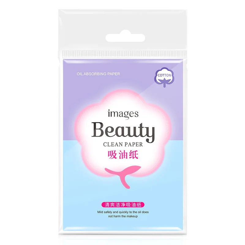 

High Quality IMAGES Facial Oil Blotting Sheets Oil Absorbing Papers Oil Control Face Skin Care Tool for Man/Woman Free Shipping