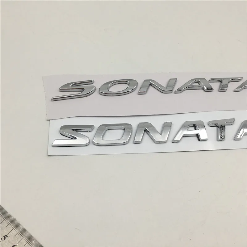 Эмблема для Hyundai Sonata новая модель логотип задняя табличка багажника наклейки